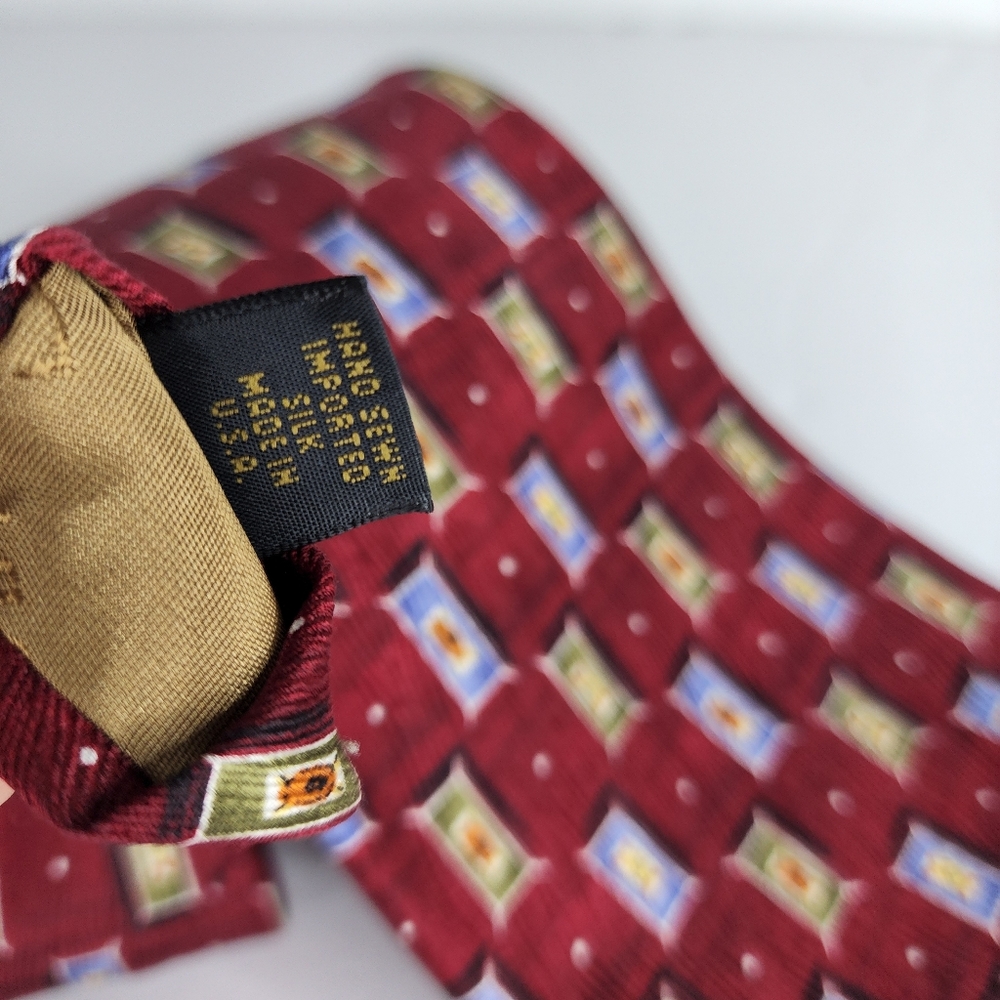 Robert Talbott Studio Red Silk Tie. - image 6